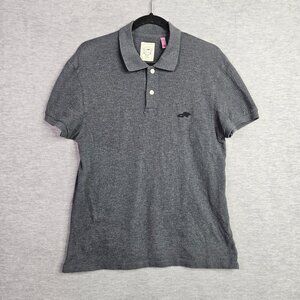 MARC JACOBS Men's Gray Short Sleeve Polo Size M